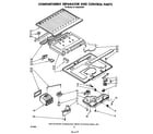 Whirlpool ET14AKXSW01 compartment separator and control diagram
