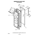Whirlpool ED19SCXRWR1 refrigerator door diagram