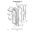 Whirlpool ED19HKXRWR4 refrigerator door diagram
