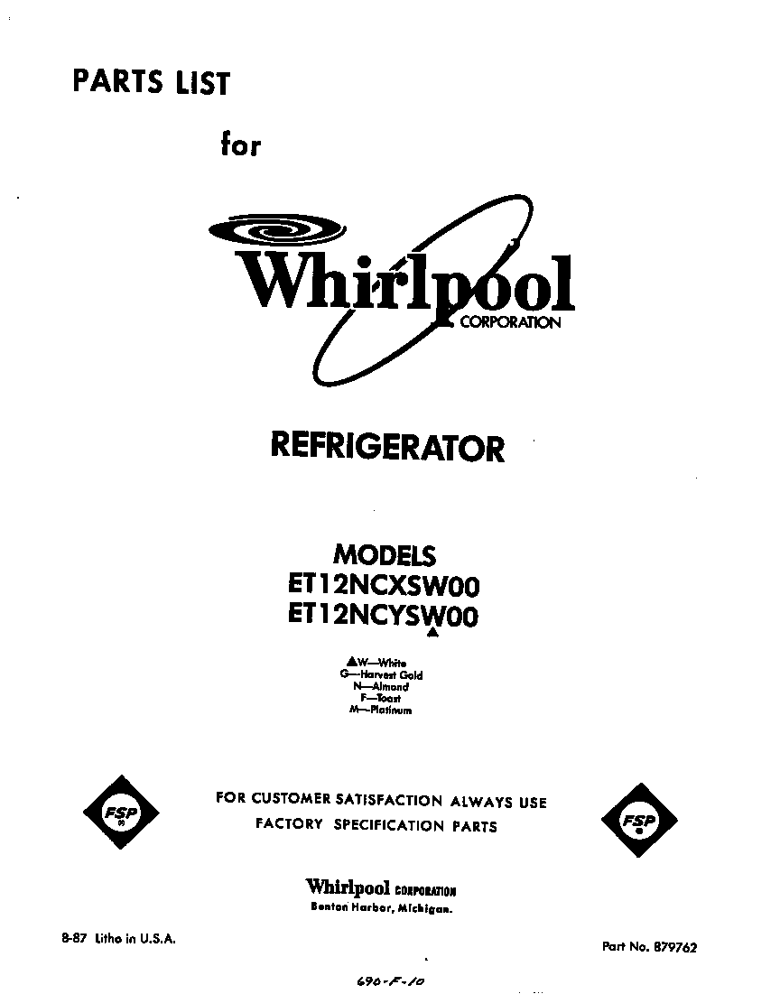 Front cover