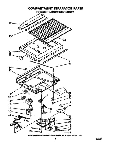 Compartment separator