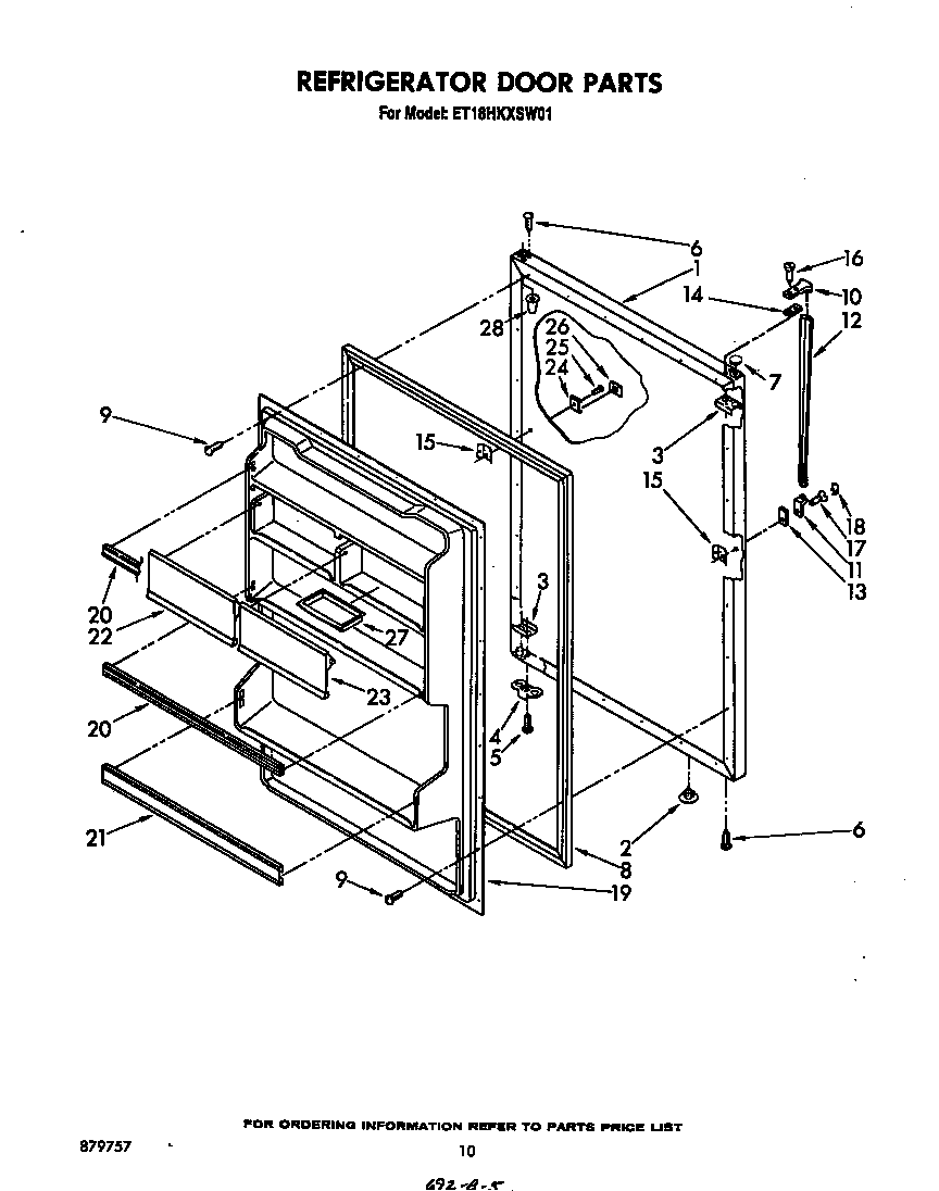 Refrigerator door