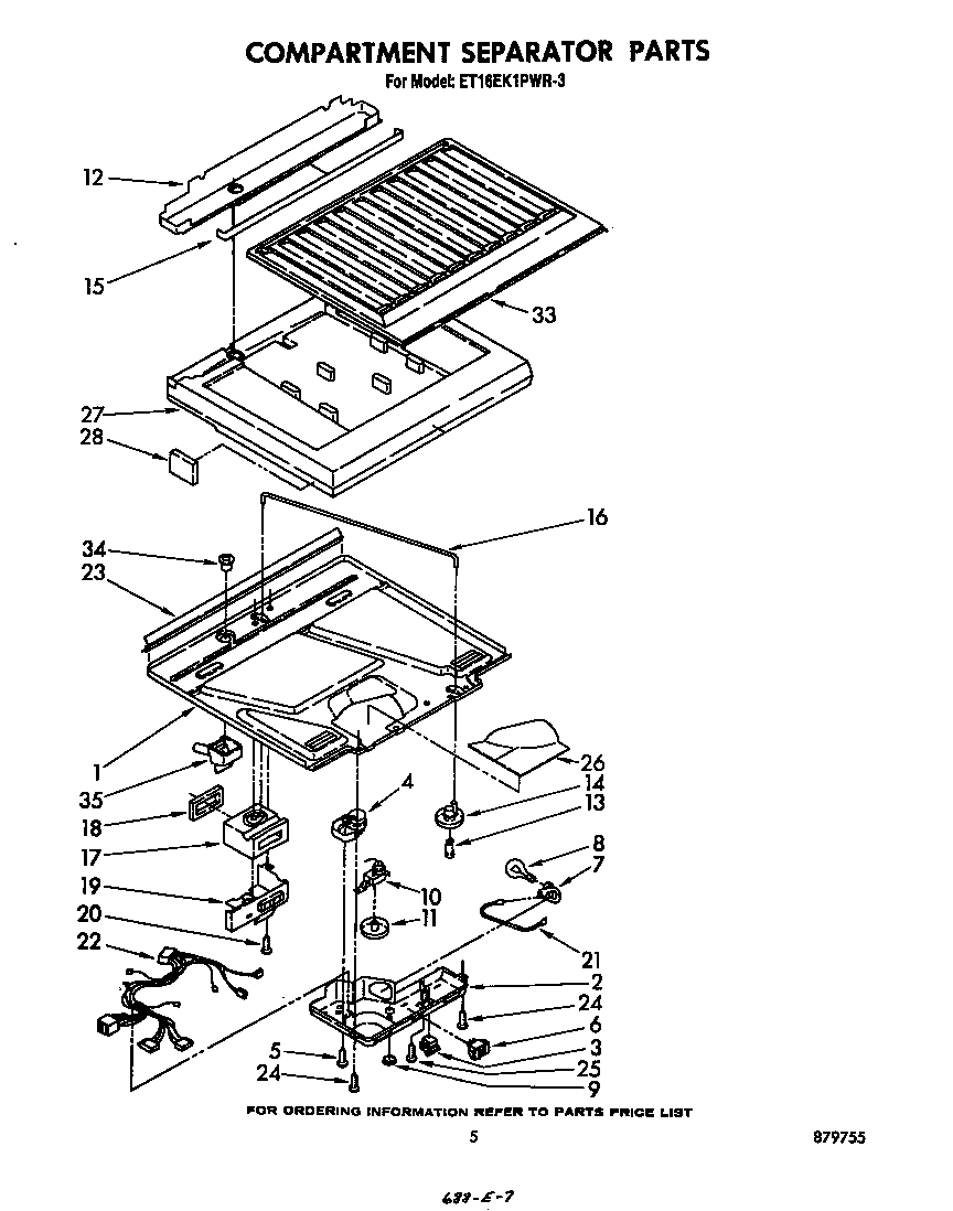 Compartment separator