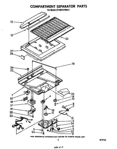 Compartment separator