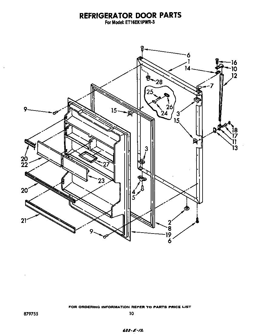 Refrigerator door