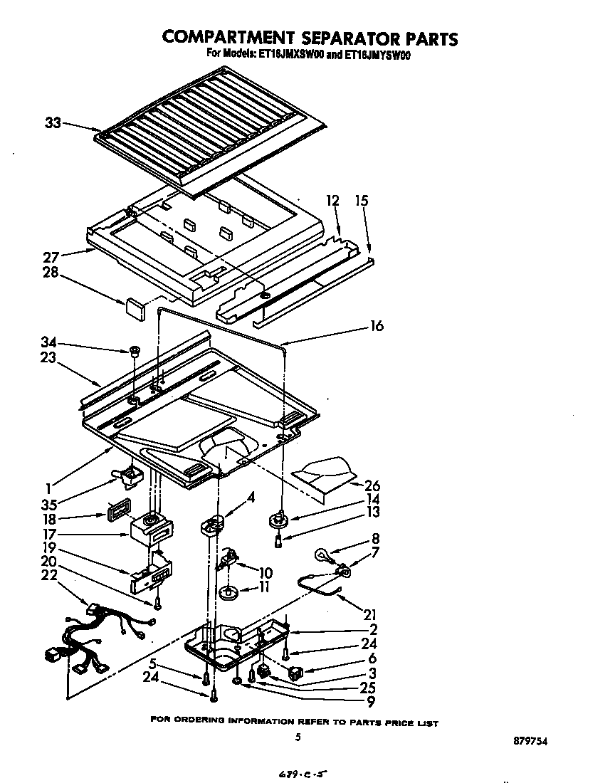 Compartment separator