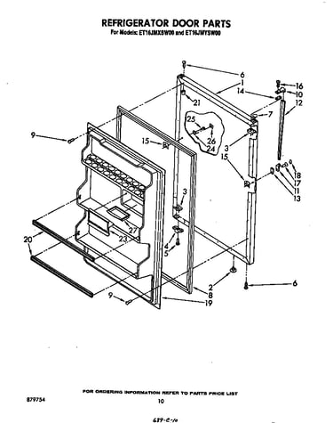 Refrigerator door
