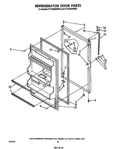 Refrigerator door