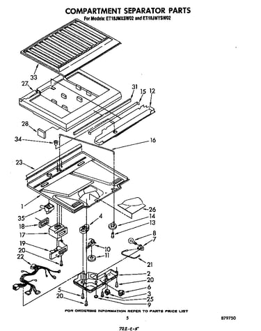 Compartment separator