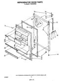 Refrigerator door