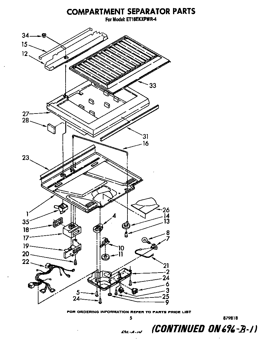Compartment separator