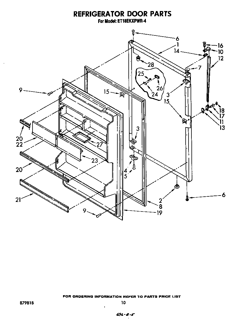 Refrigerator door