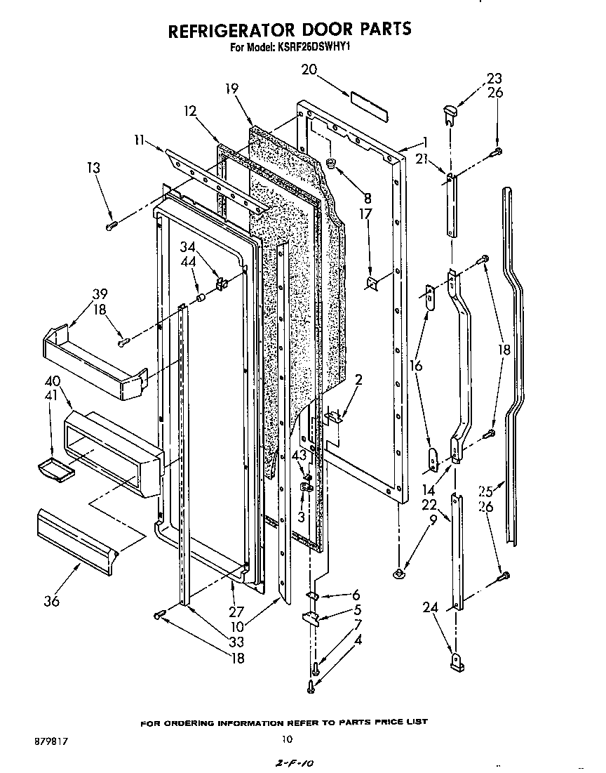Refrigerator door