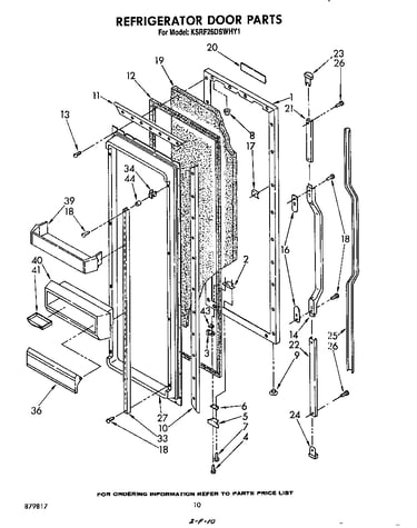 Refrigerator door