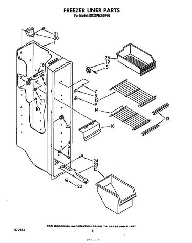 Freezer liner