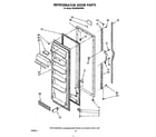 Whirlpool ED22PMXSW00 refrigerator door diagram