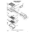 Whirlpool ED22EMXPWR2 freezer liner diagram