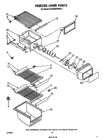 Freezer liner
