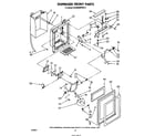 Whirlpool ED22EMXPWR2 dispenser front diagram