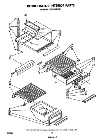 Refrigerator interior