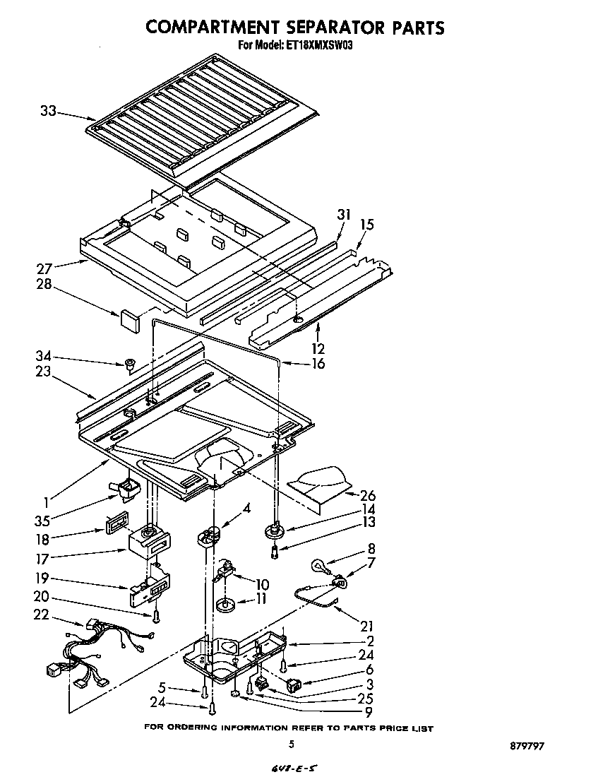 Compartment separator