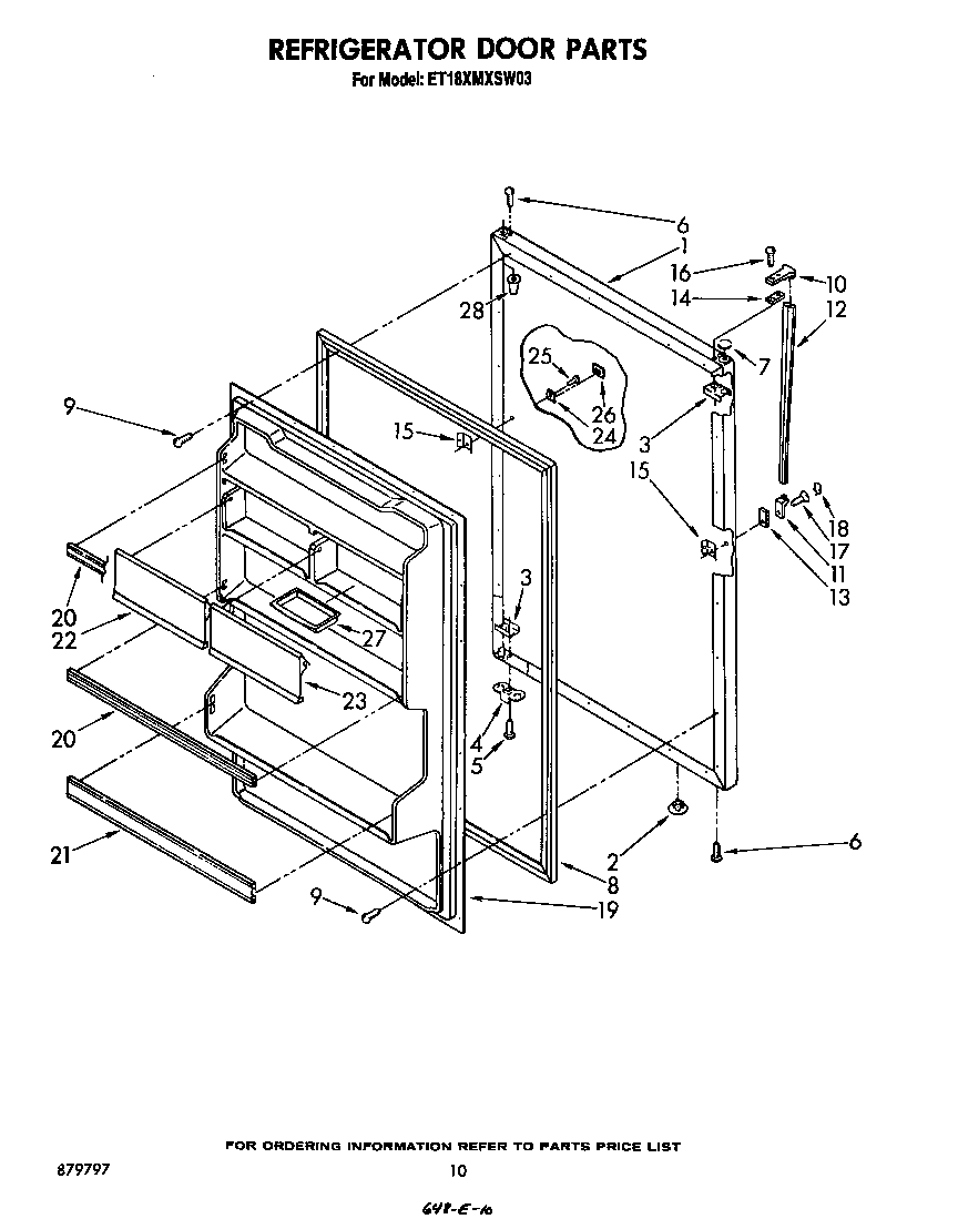 Refrigerator door