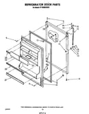 Refrigerator door