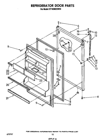 Refrigerator door