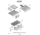 Whirlpool ET14EKXRWR1 shelf diagram