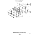 Whirlpool ET14EKXRWR1 freezer door diagram