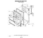 Whirlpool ET14EKXRWR1 refrigerator door diagram