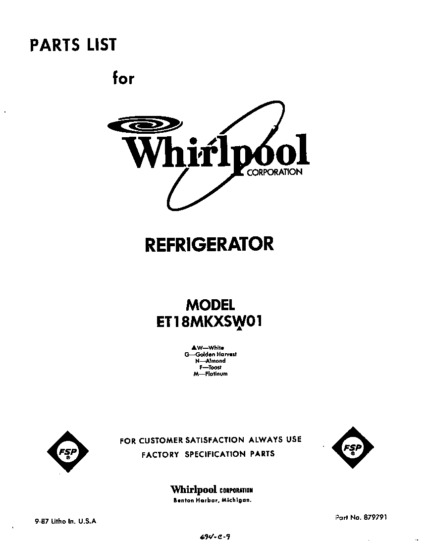 Front cover