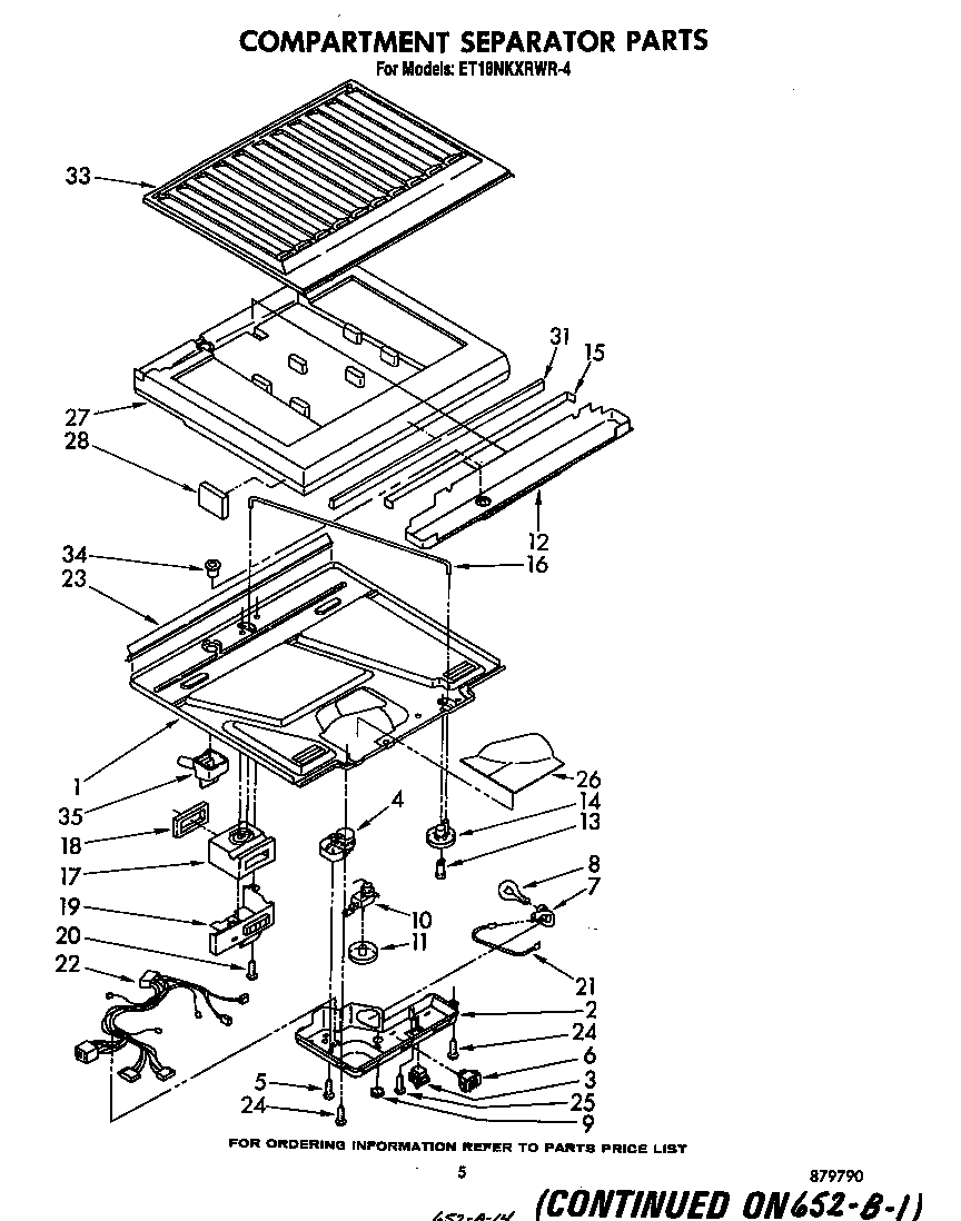 Compartment separator