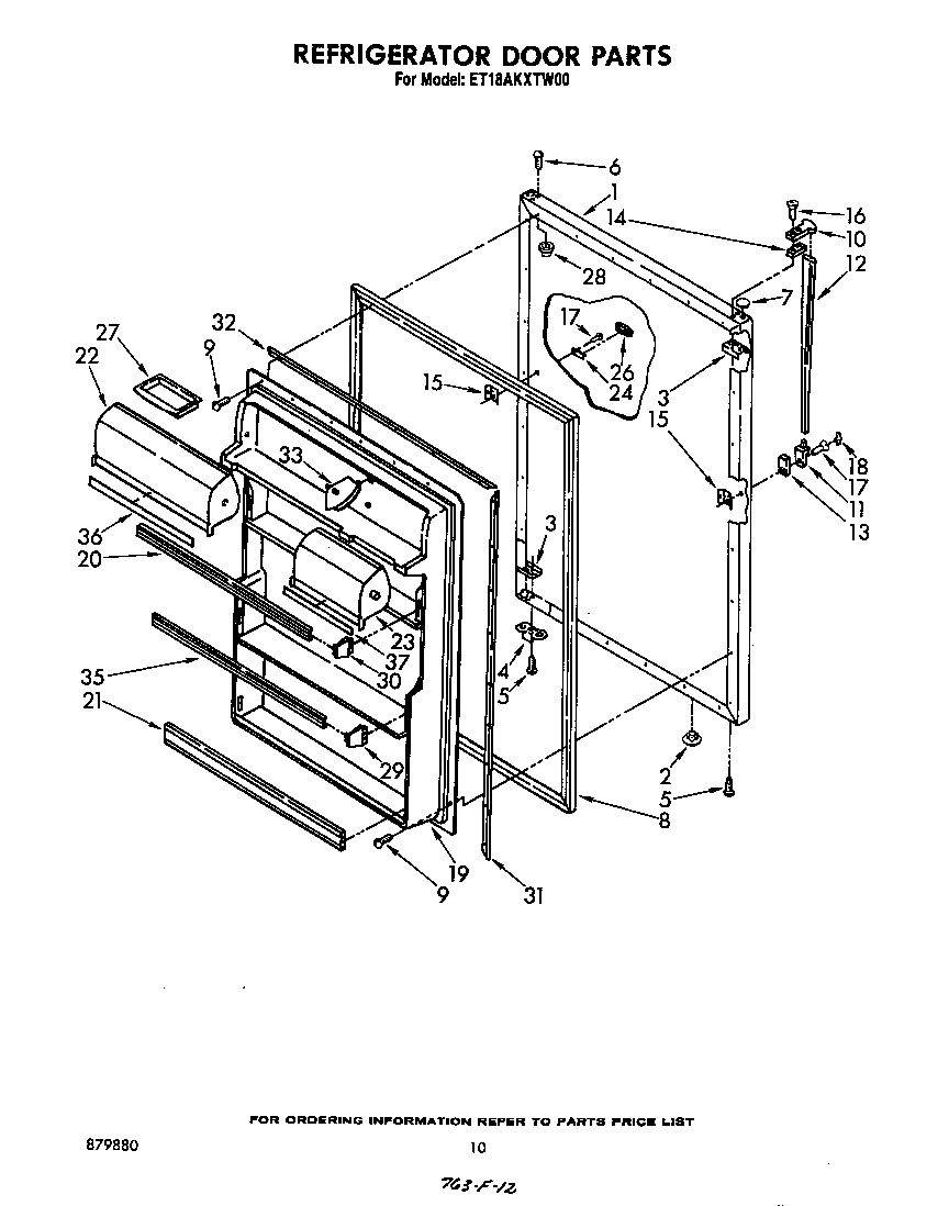 Refrigerator door