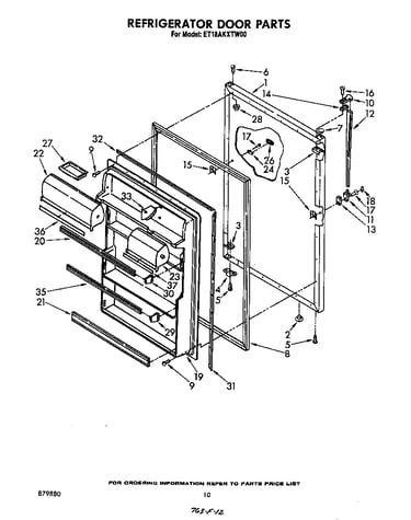 Refrigerator door