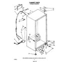 Whirlpool EV150NXSW10 cabinet diagram
