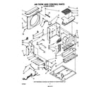 Whirlpool AR1800XT0 air flow and control diagram