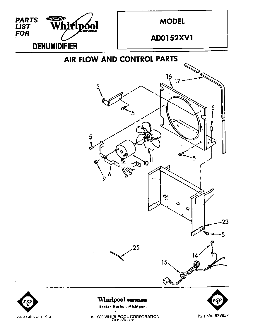 Air flow and control parts