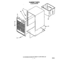 Whirlpool AD0152XV0 cabinet parts diagram