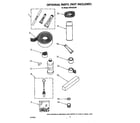 Whirlpool AD0152XV0 optional parts (not included) diagram