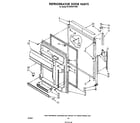 Whirlpool ET22DMXTW00 refrigerator door diagram