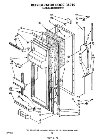 Refrigerator door