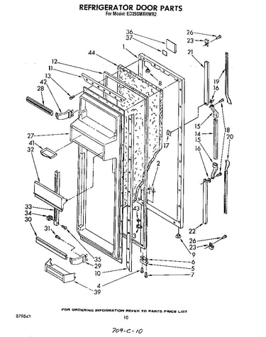 Refrigerator door