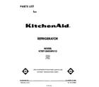 KitchenAid KTRF18MSWH10 front cover diagram