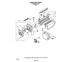 Whirlpool ECKMF63 icemaker assembly diagram