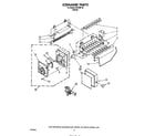 Whirlpool ECKMF86 icemaker assembly diagram