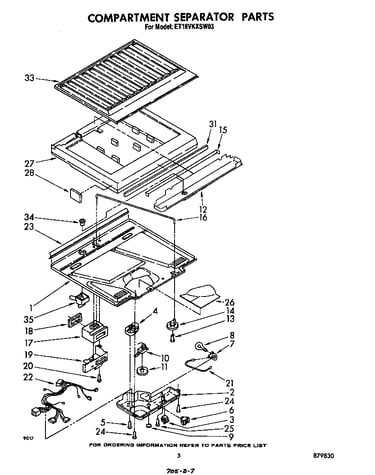 Compartment separator