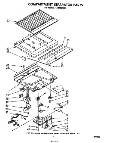 Compartment separator
