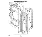 KitchenAid KSRF26DTWH00 breaker and partition diagram