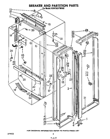 Breaker and partition